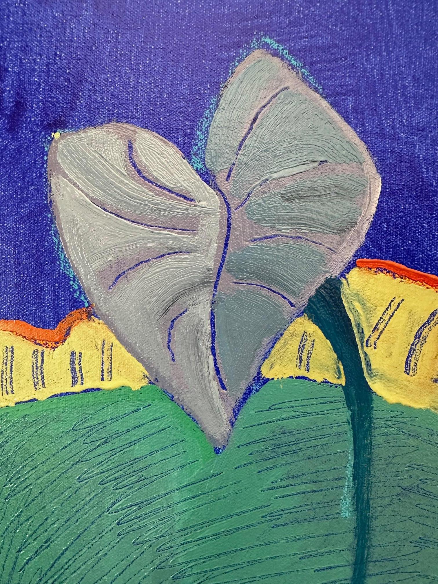 Mid Century Modern 3 - Abstract Floral Painting By Marc Zimmerman For Sale 5