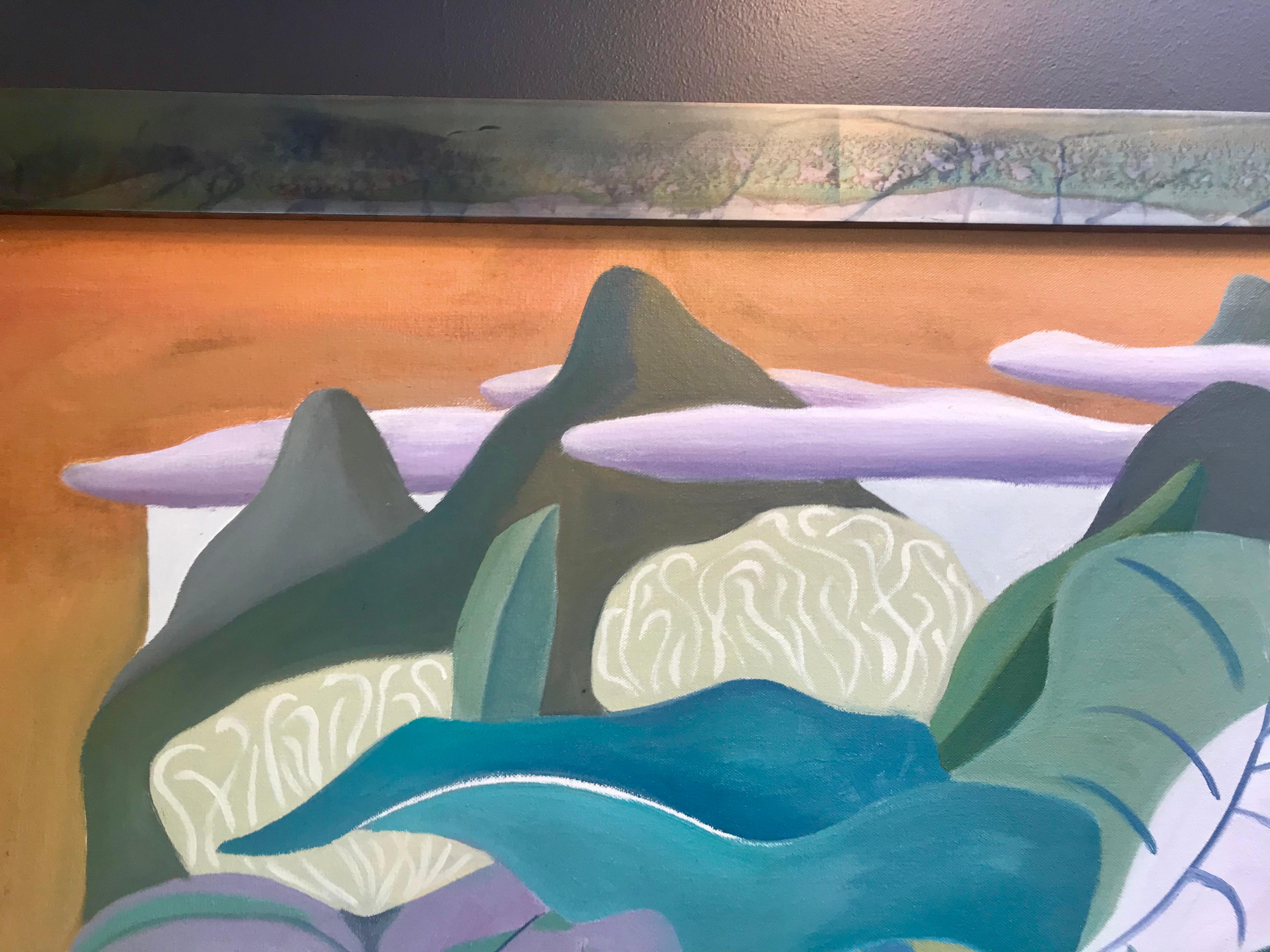 Natural Rhythm- Landscape Painting Marc Zimmerman For Sale 2