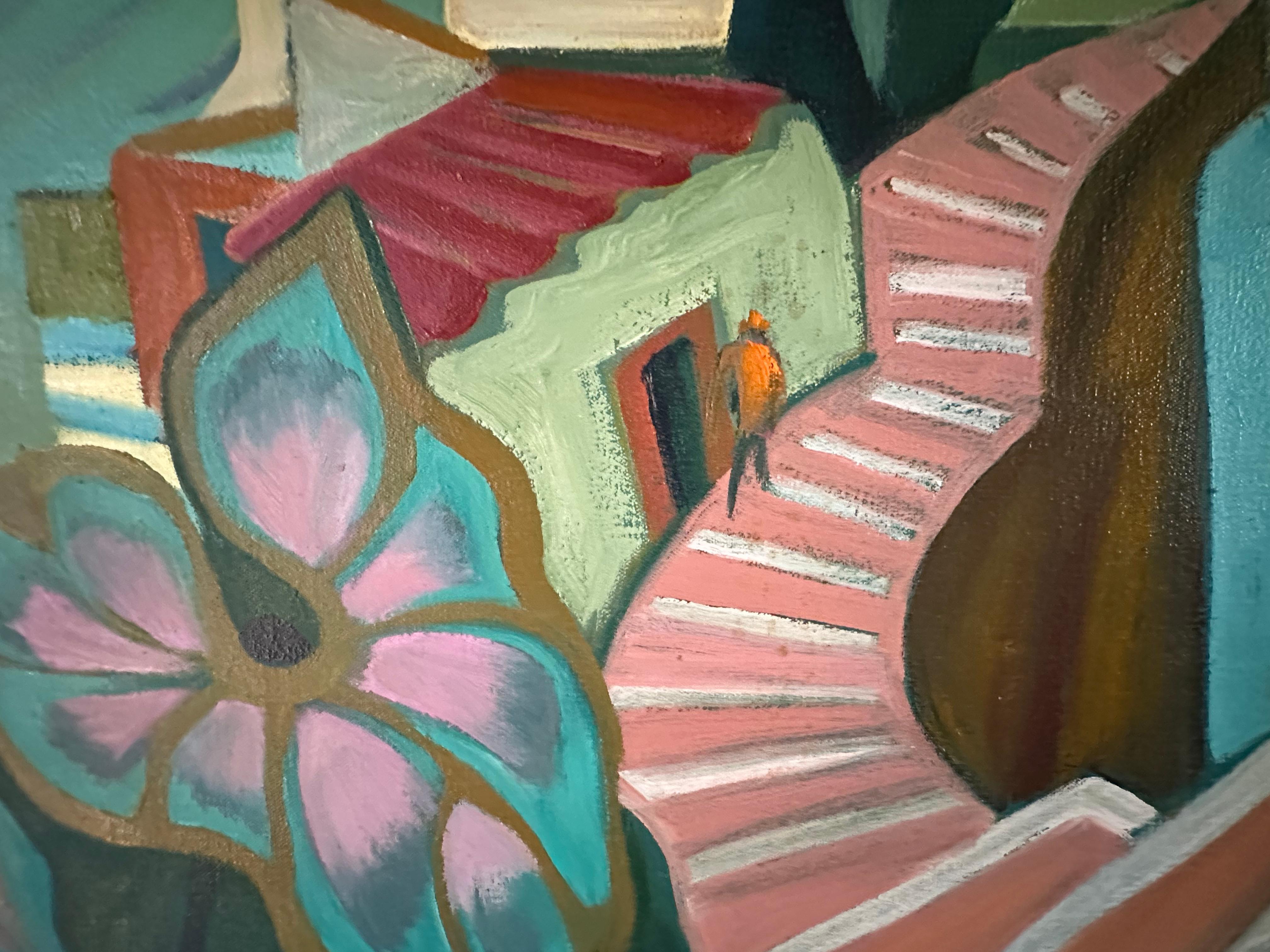 Nuevo Vallarta - Urbanscape Painting By Marc Zimmerman For Sale 2