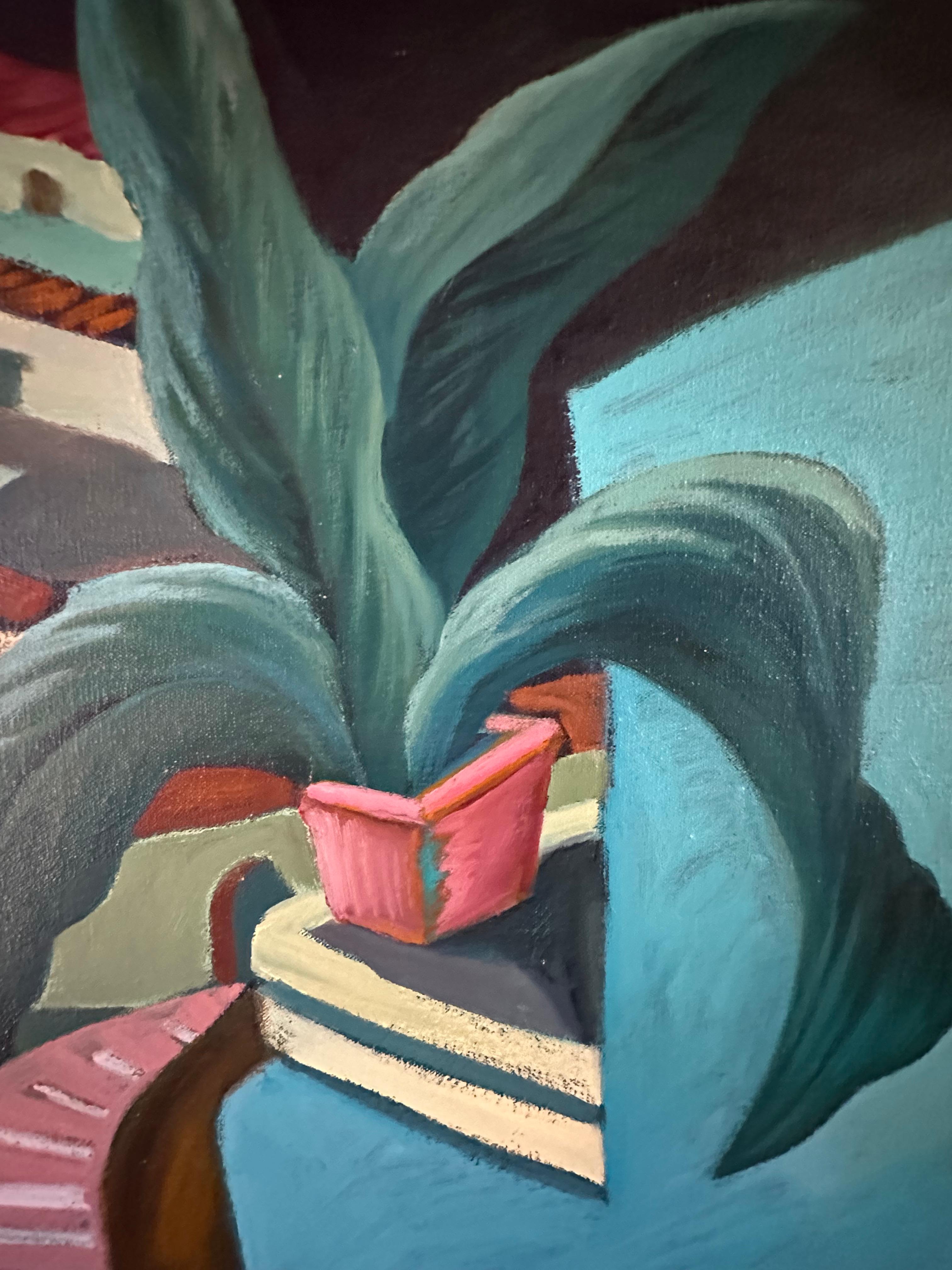 Nuevo Vallarta - Urbanscape Painting By Marc Zimmerman For Sale 4