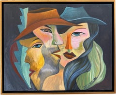 On My Mind - Faces Contemporary Painting by Marc