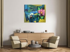 Orchid Abstraction - Abstract Painting - Oil On Canvas By Marc Zimmerman
