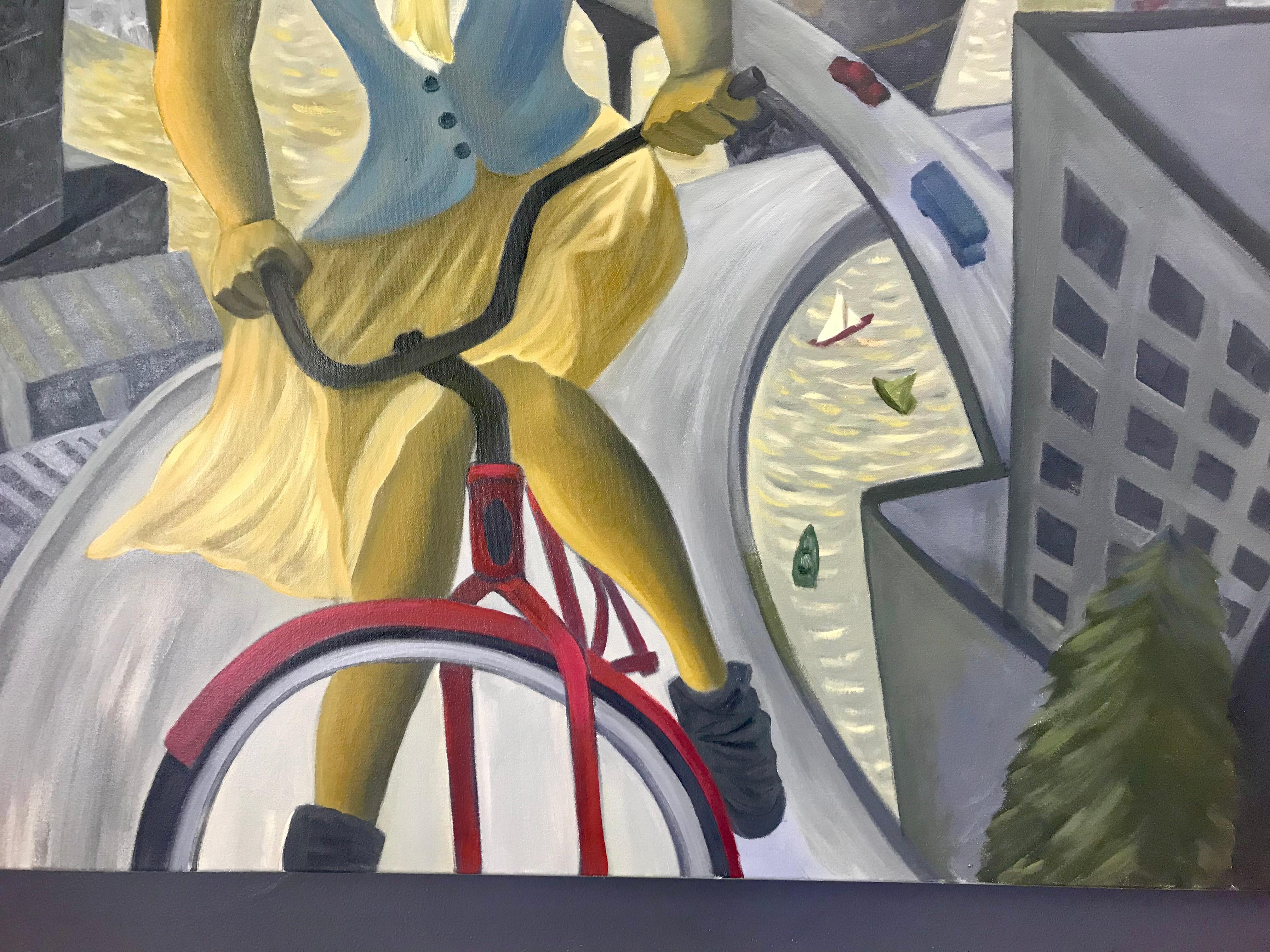 Portland's Finest: Viva la Fem -  Figurative Painting By Marc Zimmerman For Sale 2