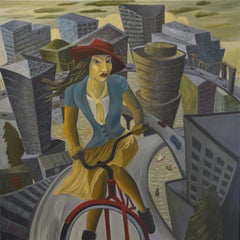 Portland's Finest: Viva la Fem -  Figurative Painting By Marc Zimmerman