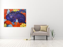 Purple Cat on Vermilion By Marc Zimmerman