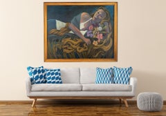 Rapunzel – Frau mit langem Haar von Marc Zimmerman – Figurative Kunst