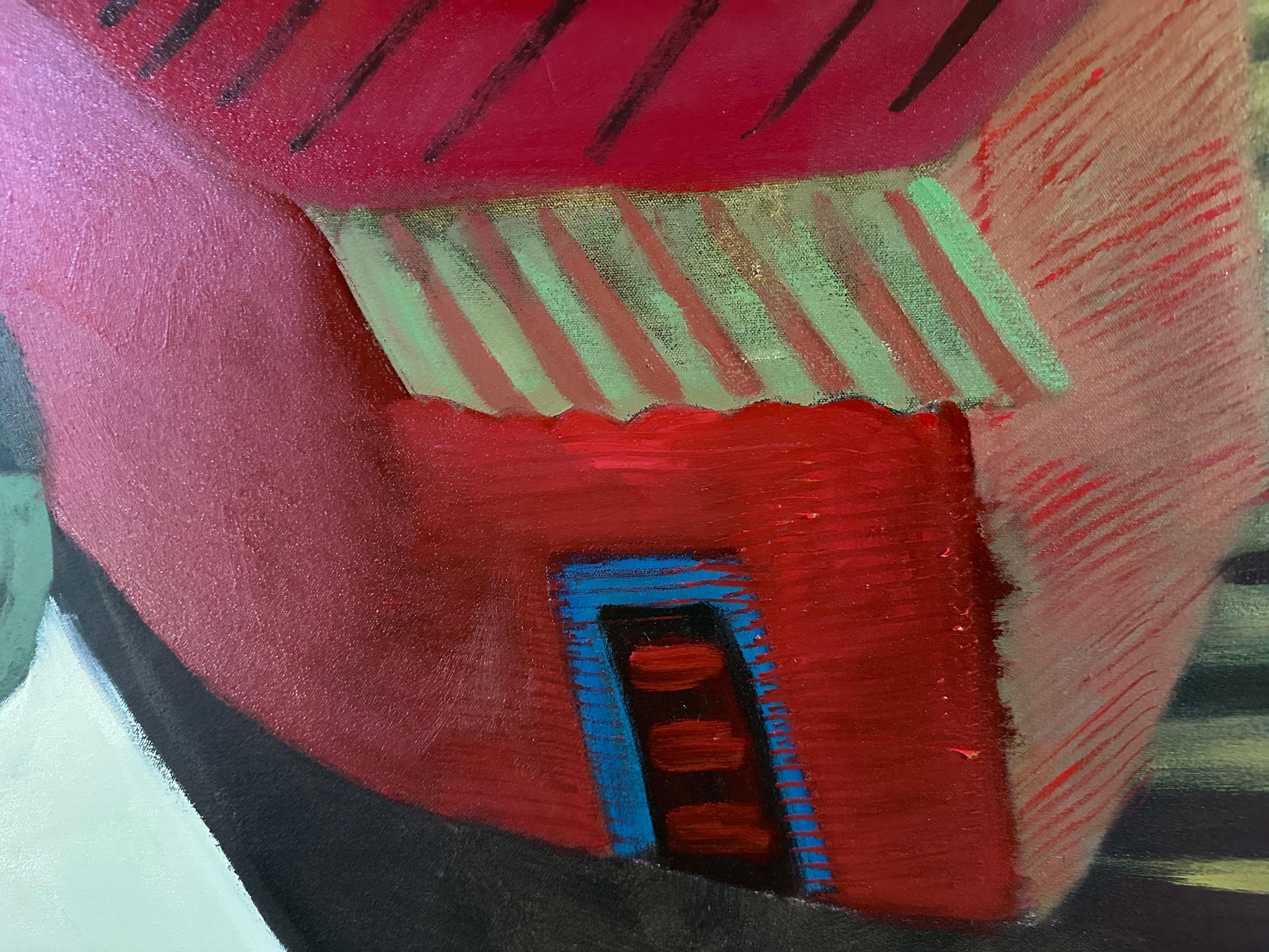 Red Village von Marc Zimmerman im Angebot 4