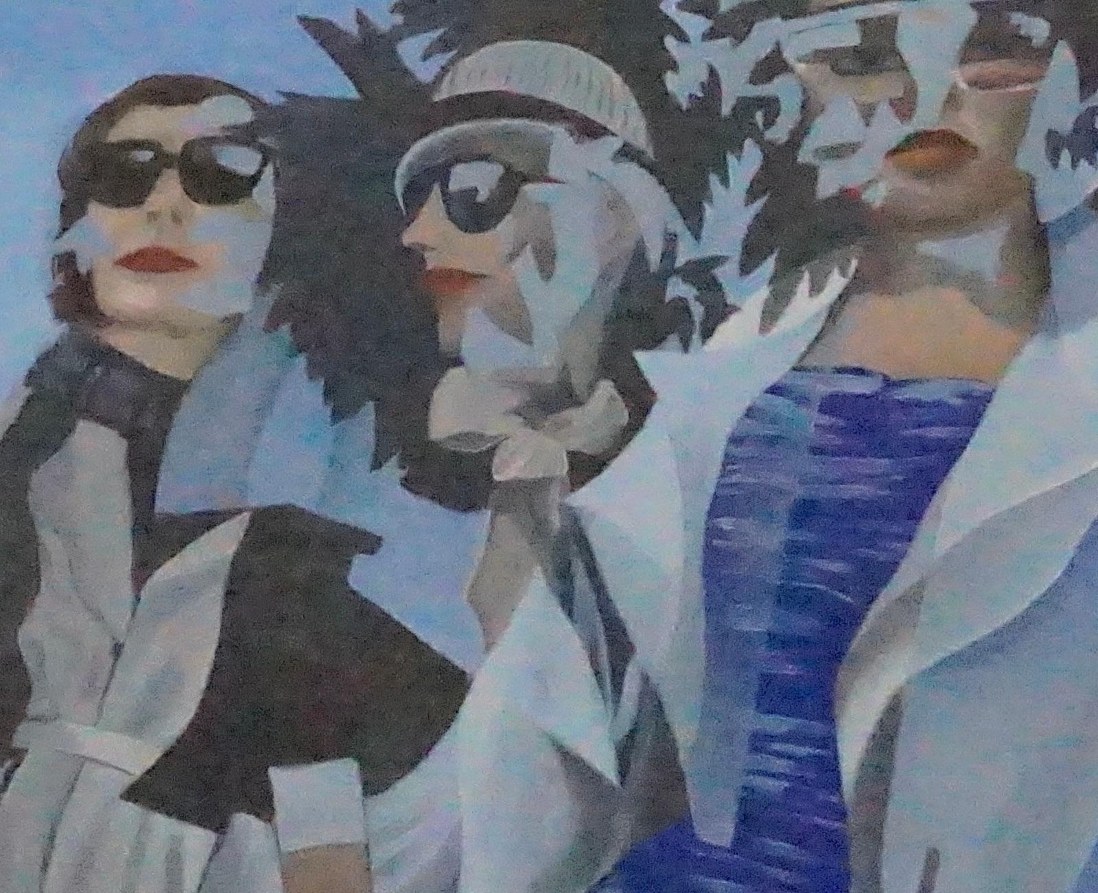 Reflections in the City - Figurative Painting - Conceptual Art By Marc Zimmerman For Sale 2