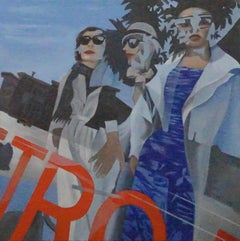 Reflejos en la ciudad - Pintura figurativa - Arte conceptual Por Marc Zimmerman
