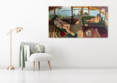 Self Portrait - Nude Figurative Painting By Marc Zimmerman
