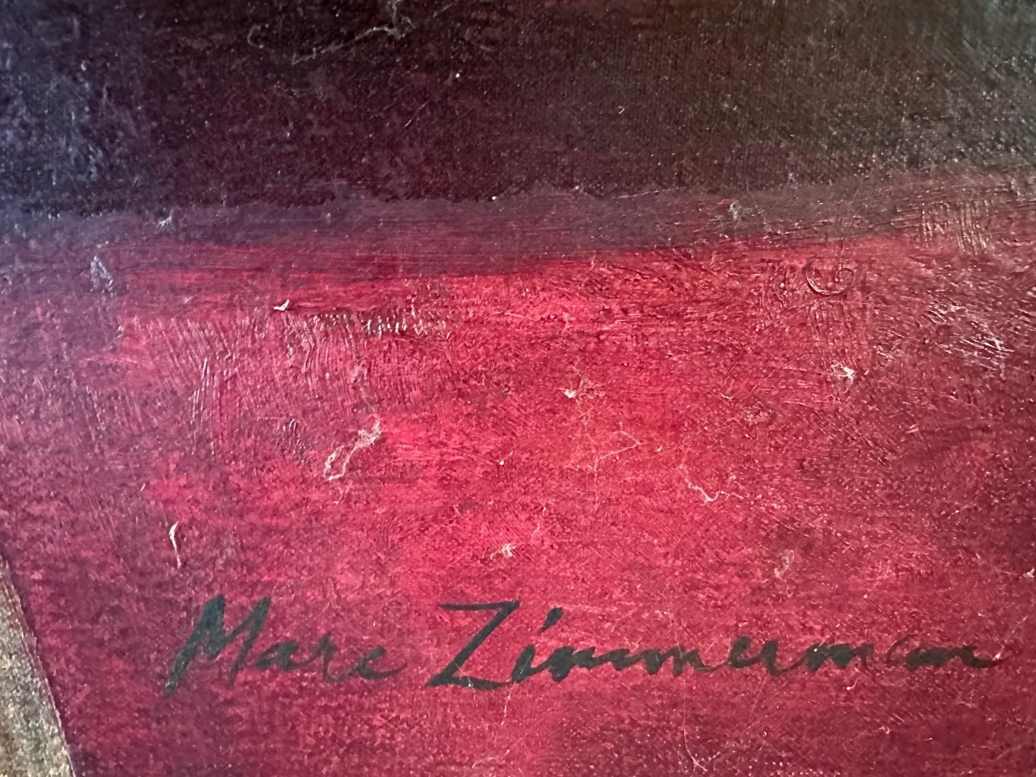 Selbstporträt – Akt, figuratives Gemälde von Marc Zimmerman im Angebot 7