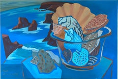 Shells By The Sea - Peinture de paysage - Huile sur toile de Marc Zimmerman