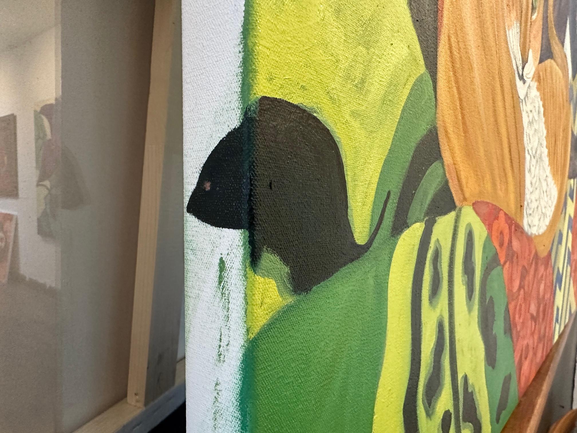 Siesta - Peinture de chats - Animaux par Marc Zimmerman en vente 4