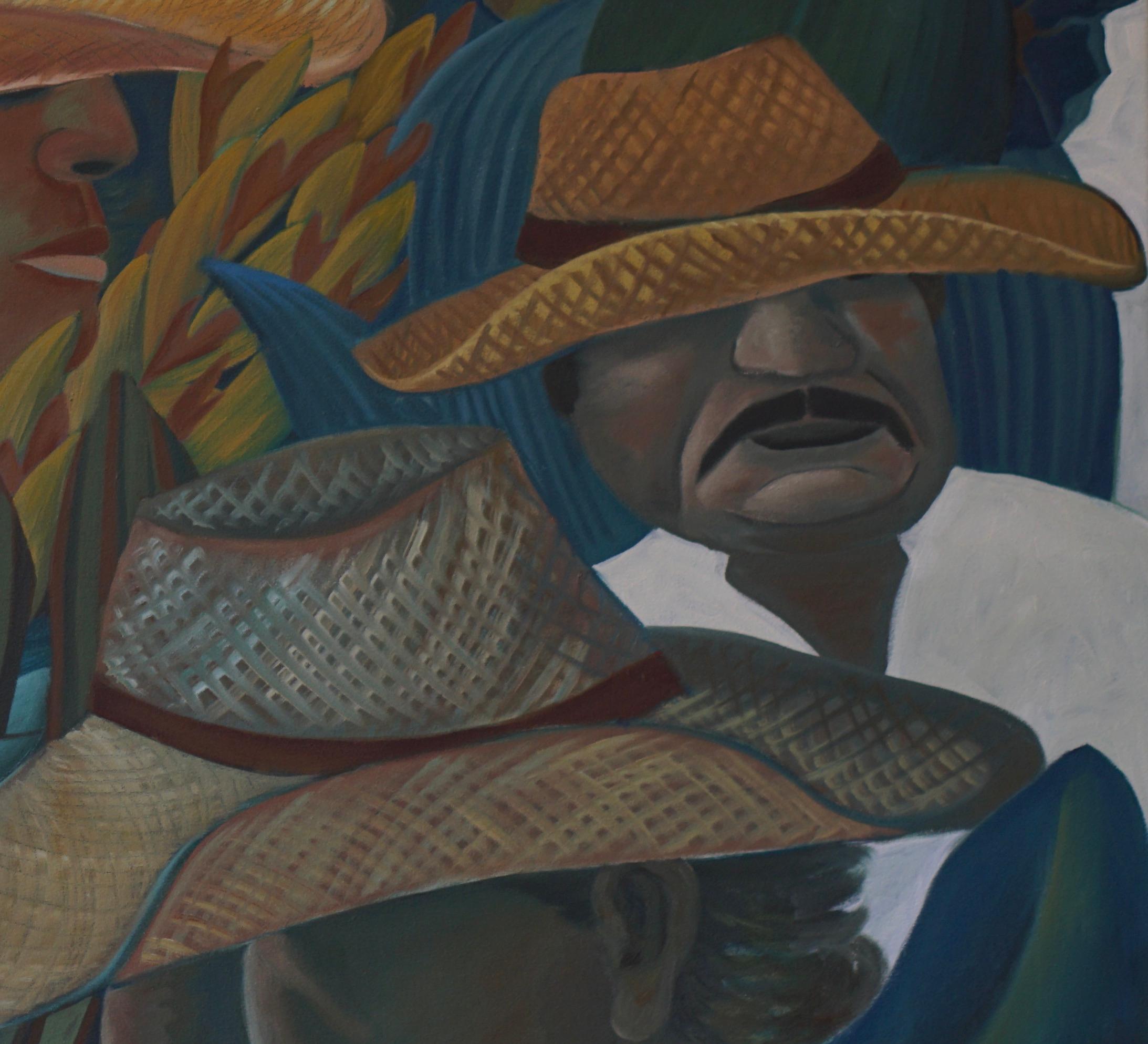 Sombreros - Oil On Canvas - Contemporary Art By Marc Zimmerman 2