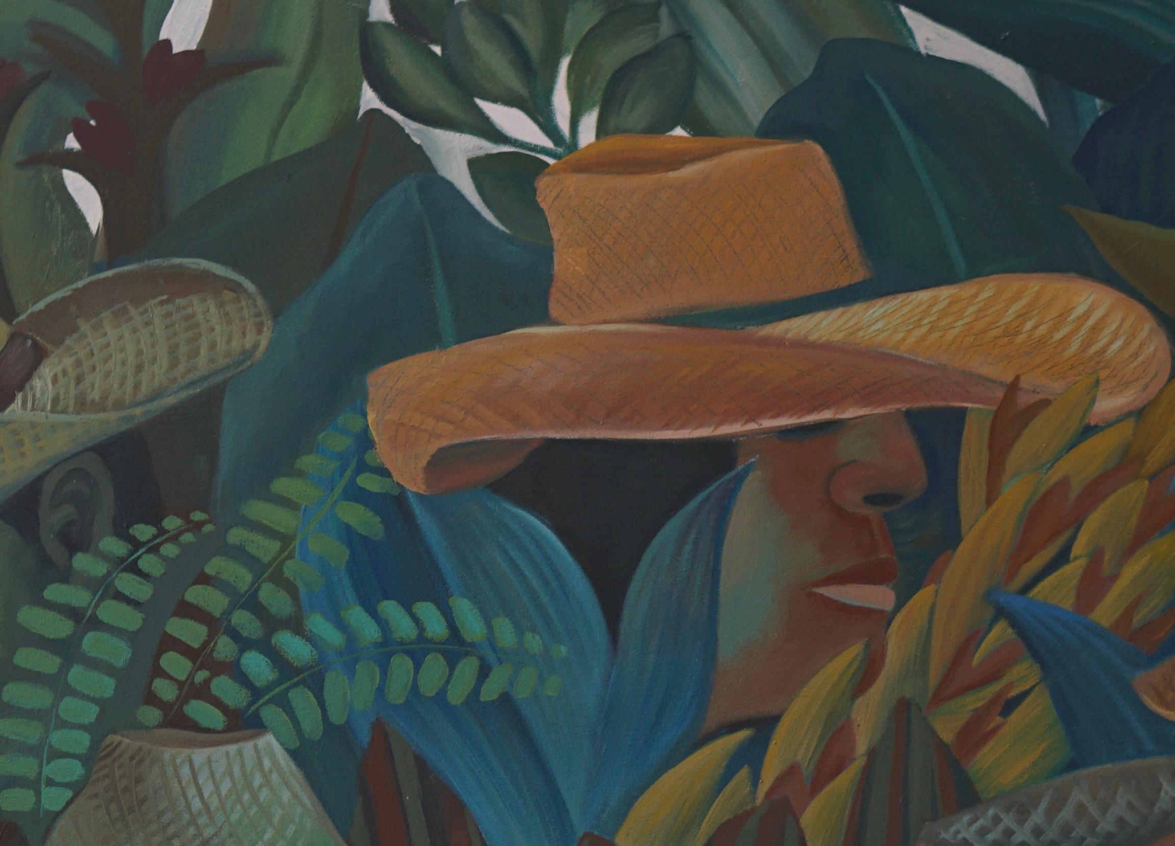 Sombreros - Oil On Canvas - Contemporary Art By Marc Zimmerman 4