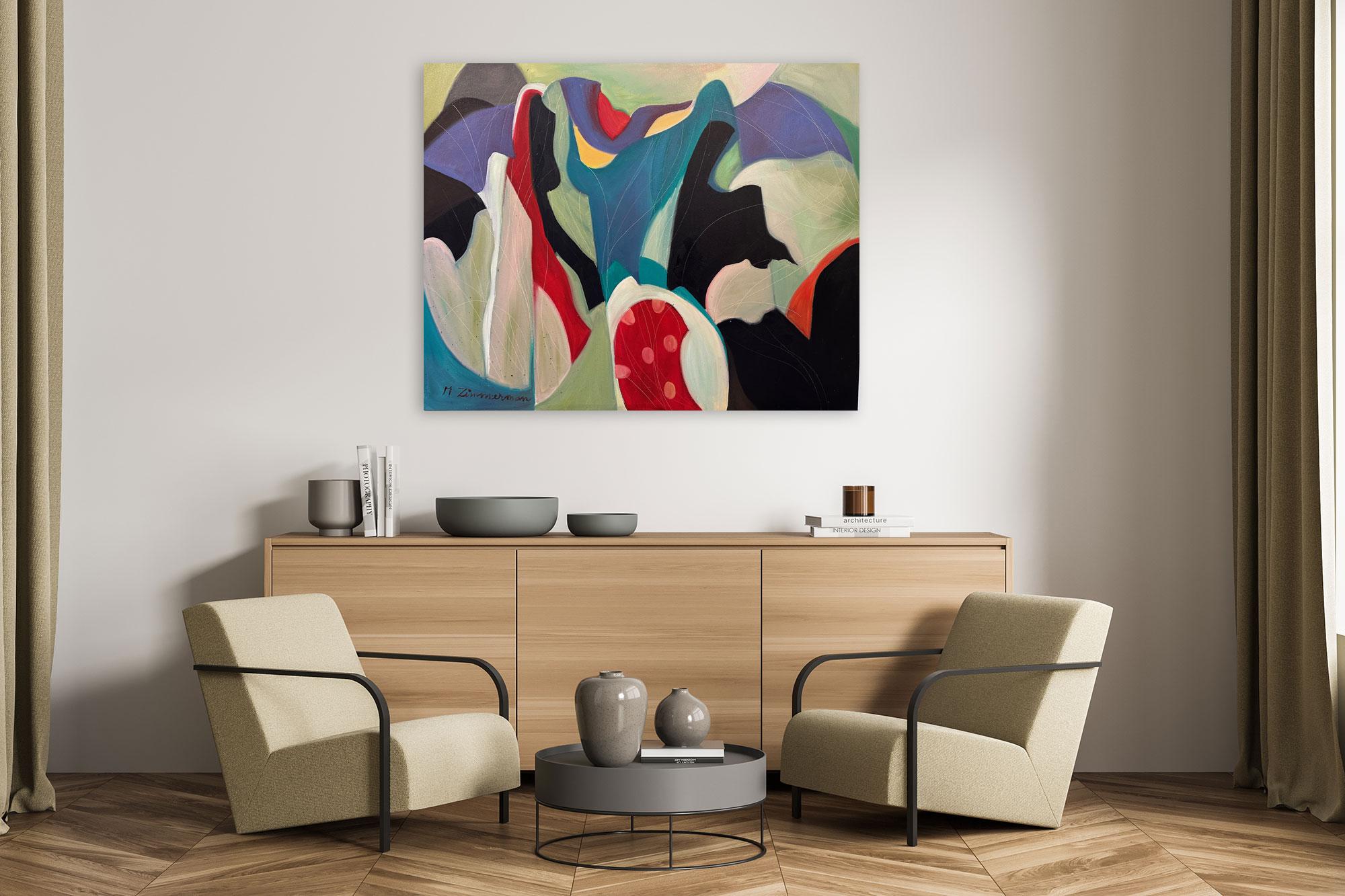 Spain Unleashed - Abstract Painting by Marc For Sale 1