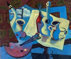 Stillife With Artists Palette Di Marc Zimmerman