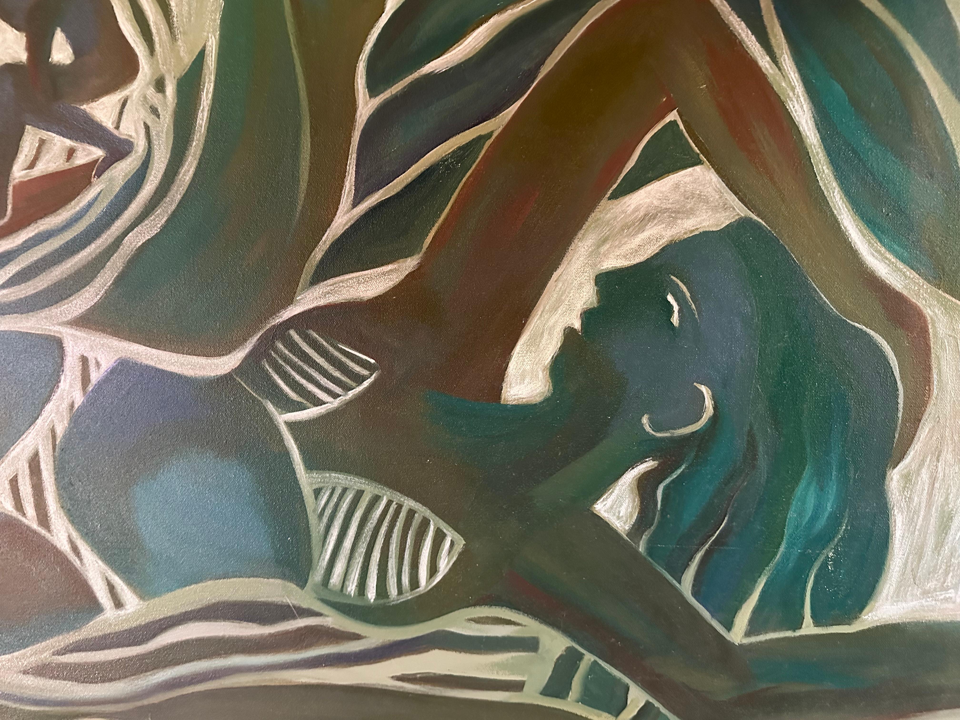 Surflow - Surfing Art - Figurative Art By Marc Zimmerman For Sale 3