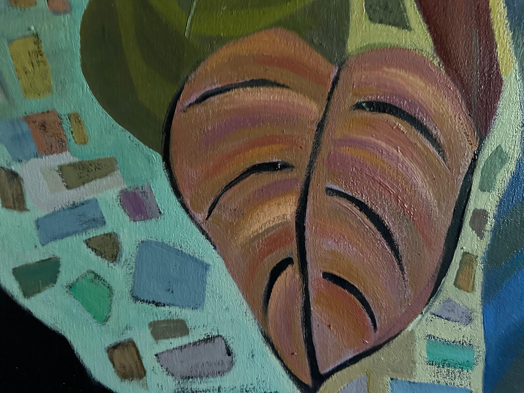 Take Five -Floral  Abstraction Painting by Marc Zimmerman - For Sale 3