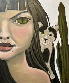 The Cat's Meow – Tiergemälde von Marc Zimmerman