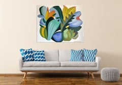 The Grow Together - Abstract Floral Painting by Marc Zimmerman