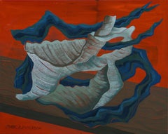 The Sea  Shell - Still life Painting - Abstract Geometric By Marc Zimmerman