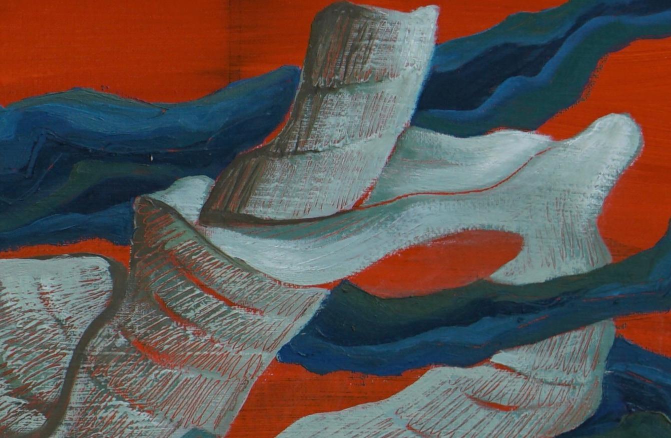 Il mare  Conchiglia - Pittura di natura morta - Di Marc Zimmerman in vendita 1