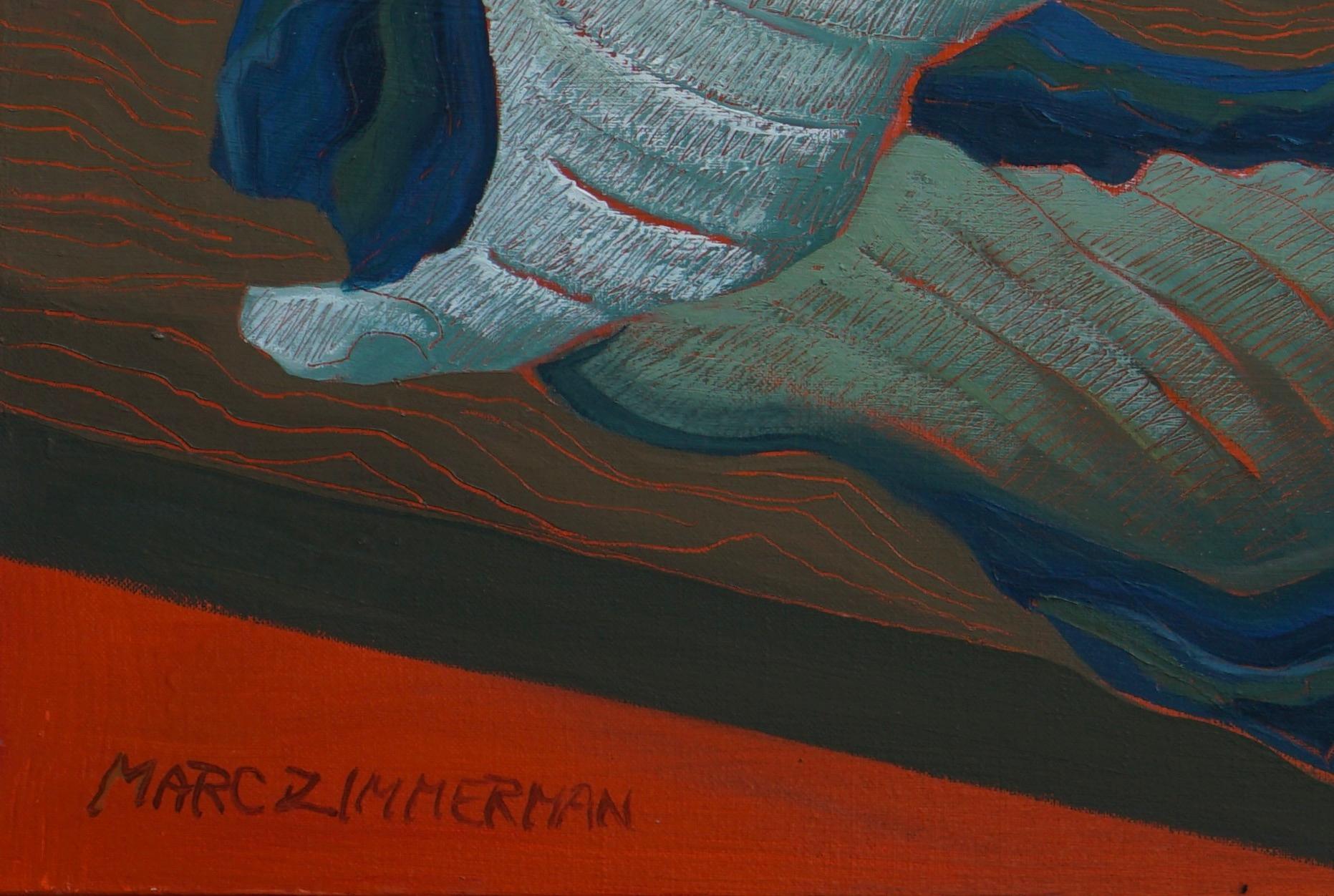 Il mare  Conchiglia - Pittura di natura morta - Di Marc Zimmerman in vendita 2
