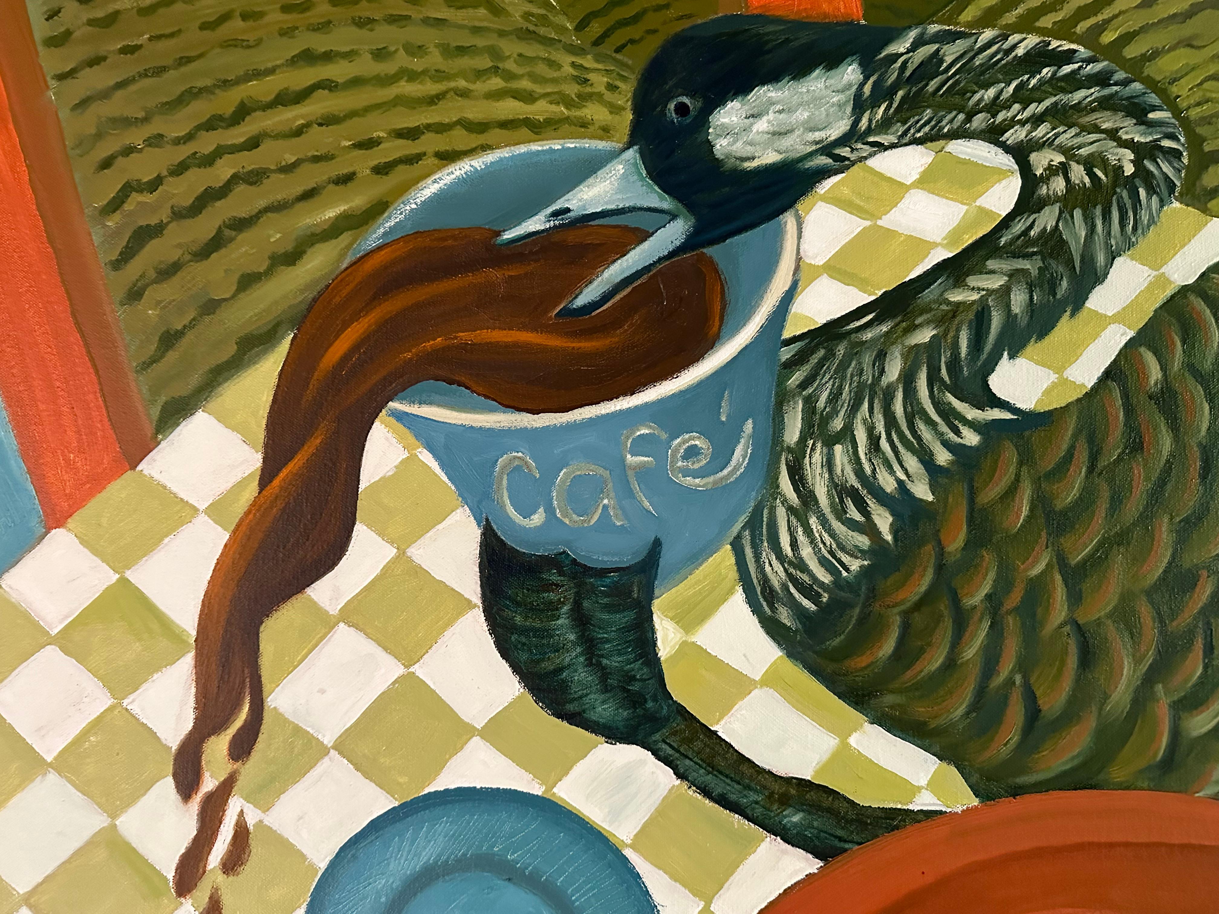 The Wild Goose - Peinture animalière de Marc Zimmerman en vente 3