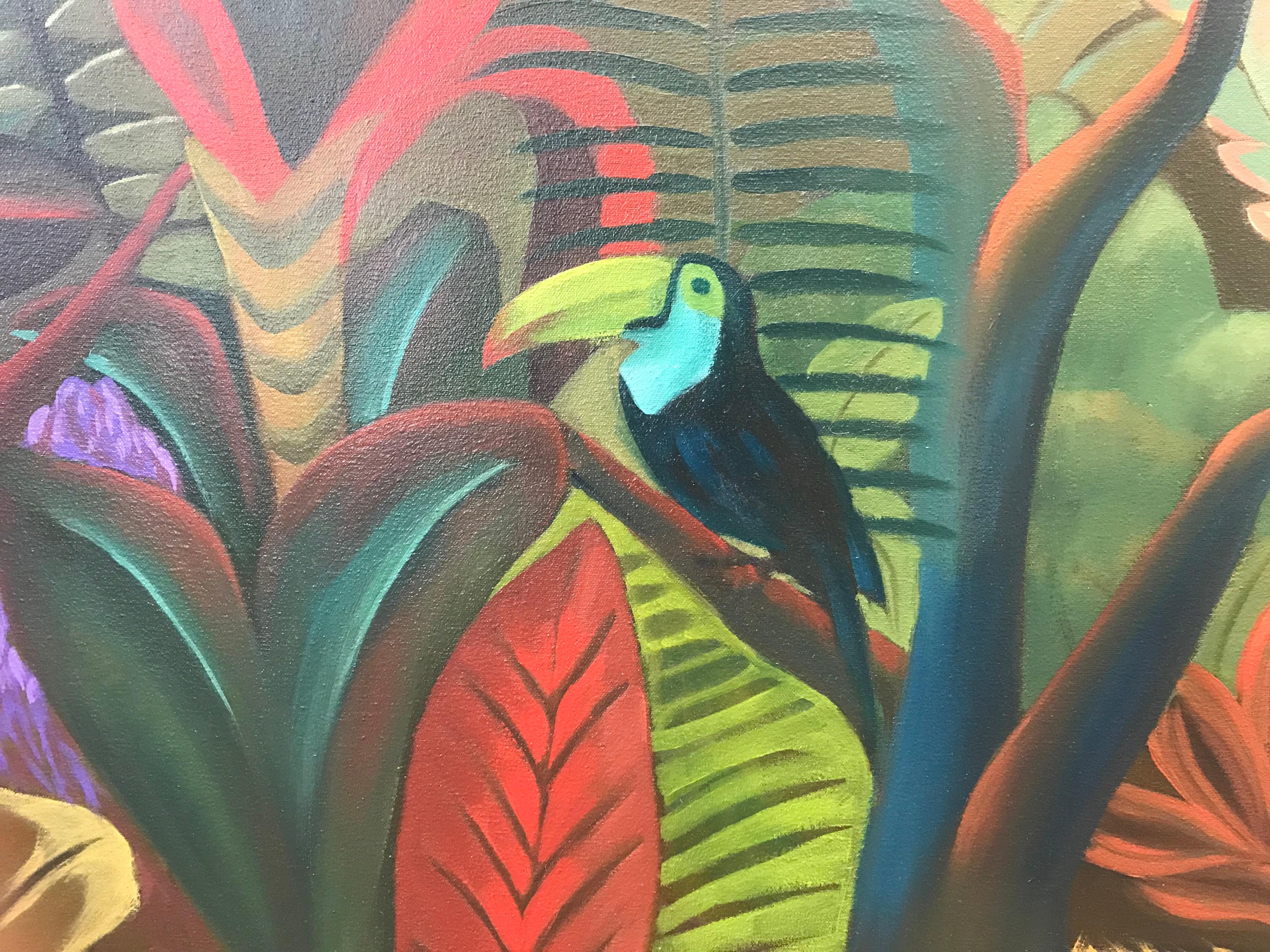 Toucans In The Jungle By Marc Zimmerman For Sale 2