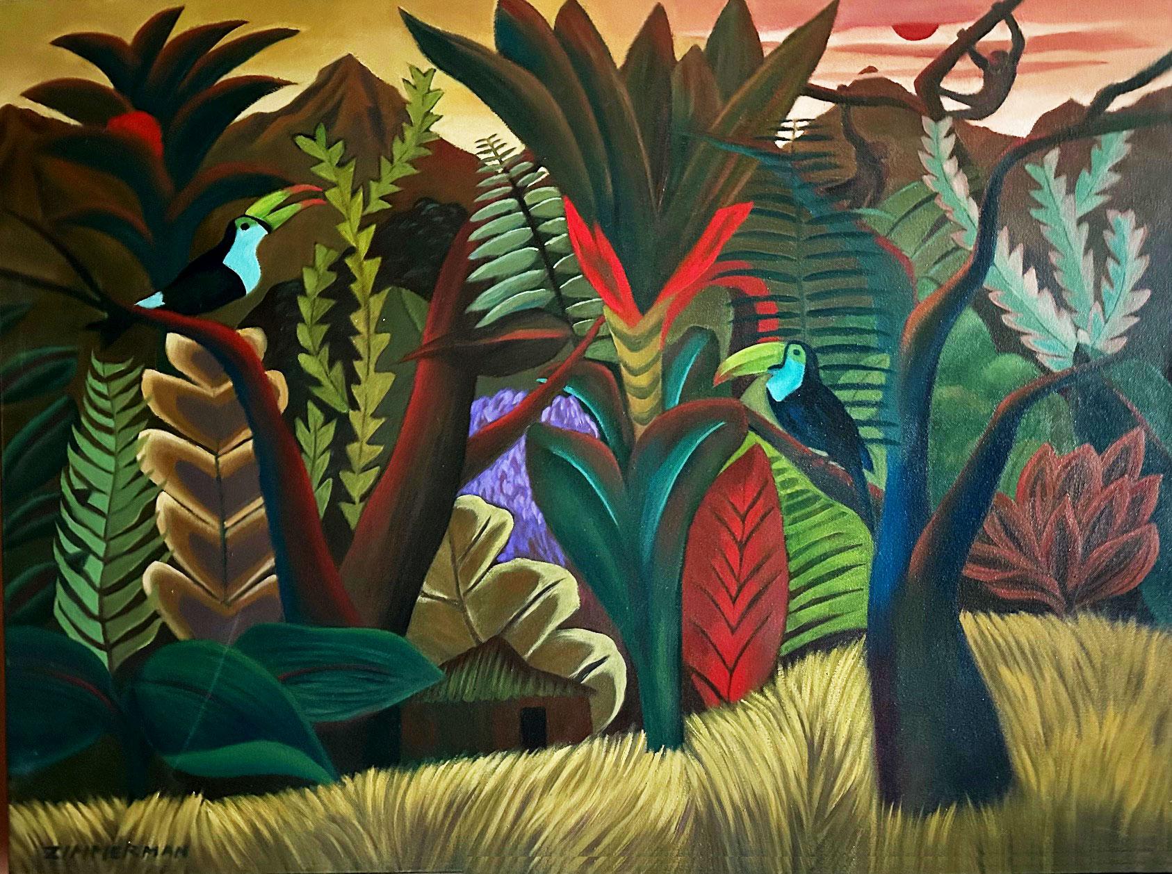 Toucans In The Jungle By Marc Zimmerman