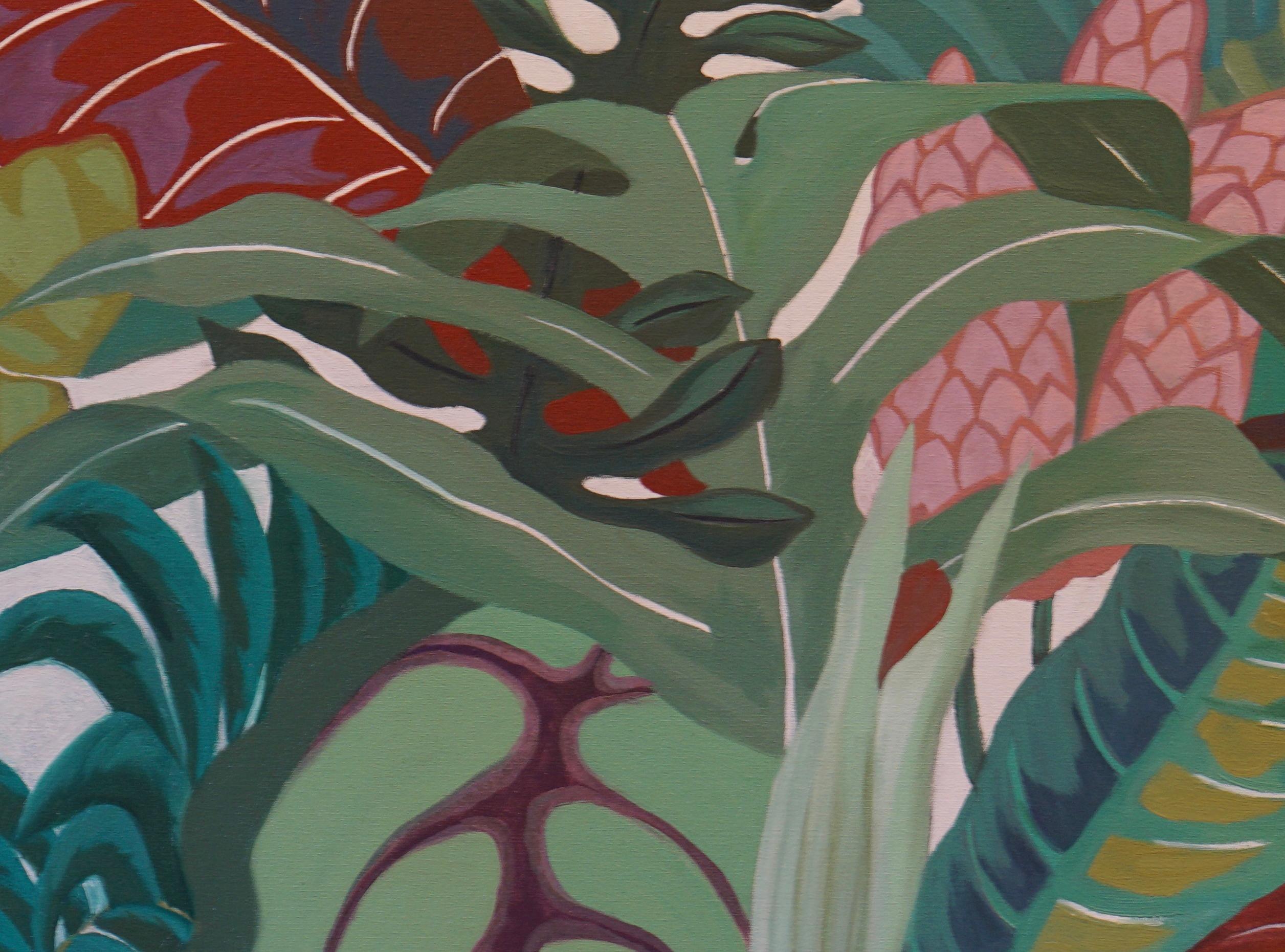 Bouquet tropicale - Pittura floreale - Arte floreale di Marc Zimmerman in vendita 2