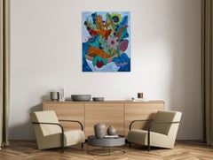 Tropical Fantasy #12 -  Interior Painting - Oil On Canvas By Marc Zimmerman