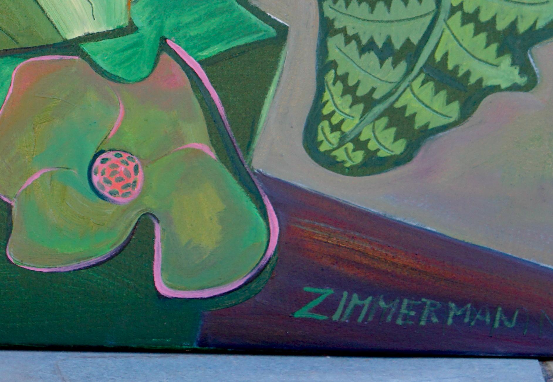 Tropical Fantasy #7 - Still Life Painting - Oil Paint By Marc Zimmerman For Sale 4