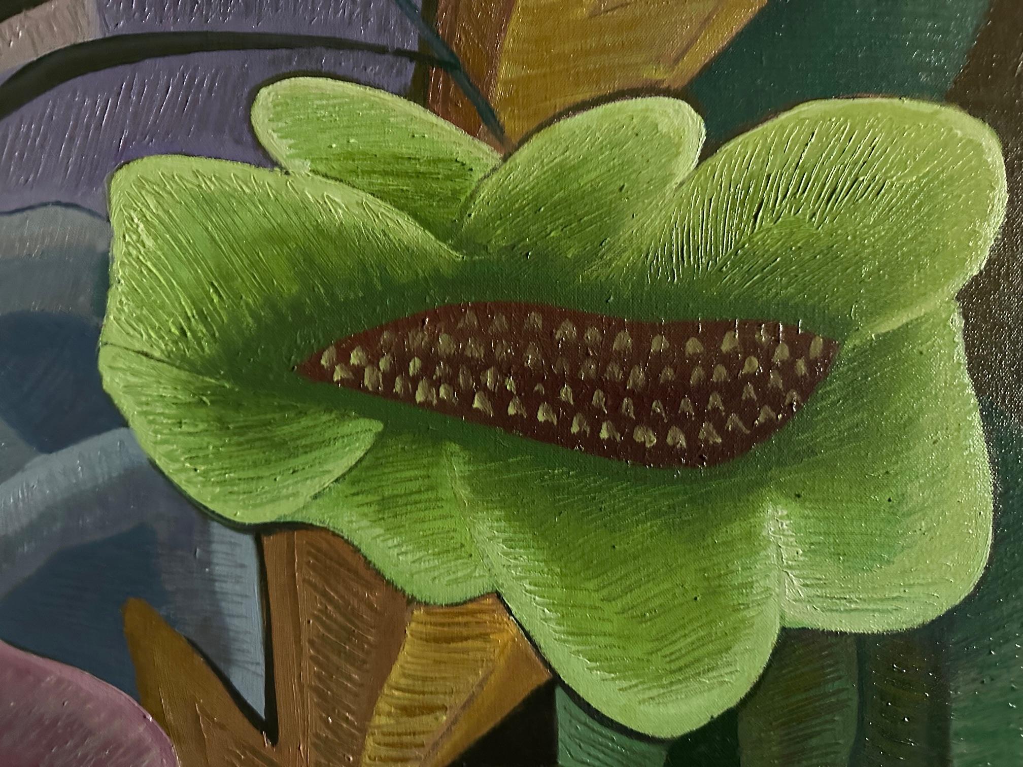Tropical Floral Bouquet  By Marc Zimmerman For Sale 2