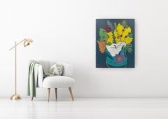 Jarrón con flores - Pintura floral de Marc Zimmerman