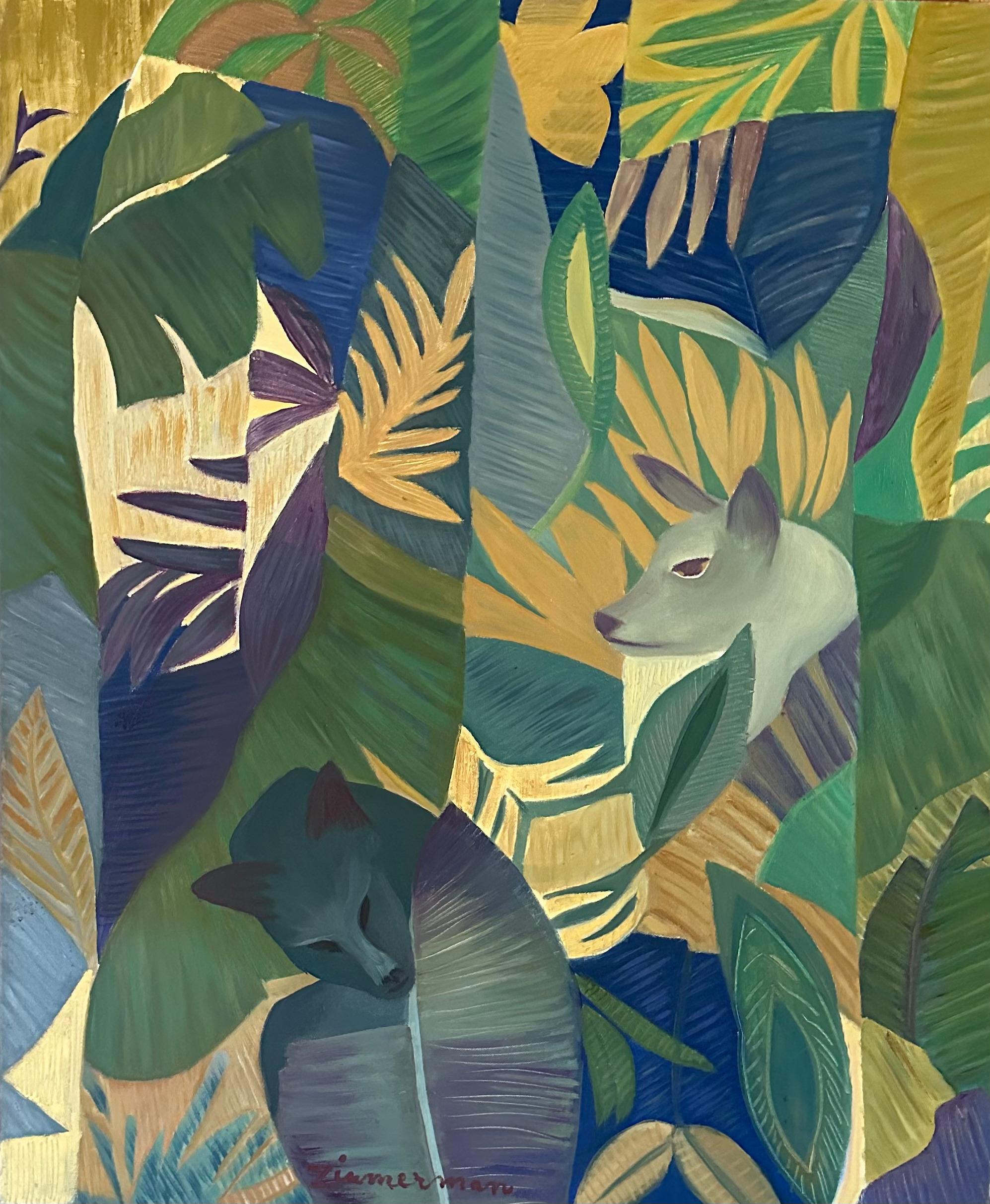 Vertical Phythms - Animal Painting - Oil on Canvas By Marc Zimmerman


Marc Zimmerman creates playful paintings, whether deep mysterious jungle or delightfully whimsical florals. His color palette explores various harmonies yet always surprises with