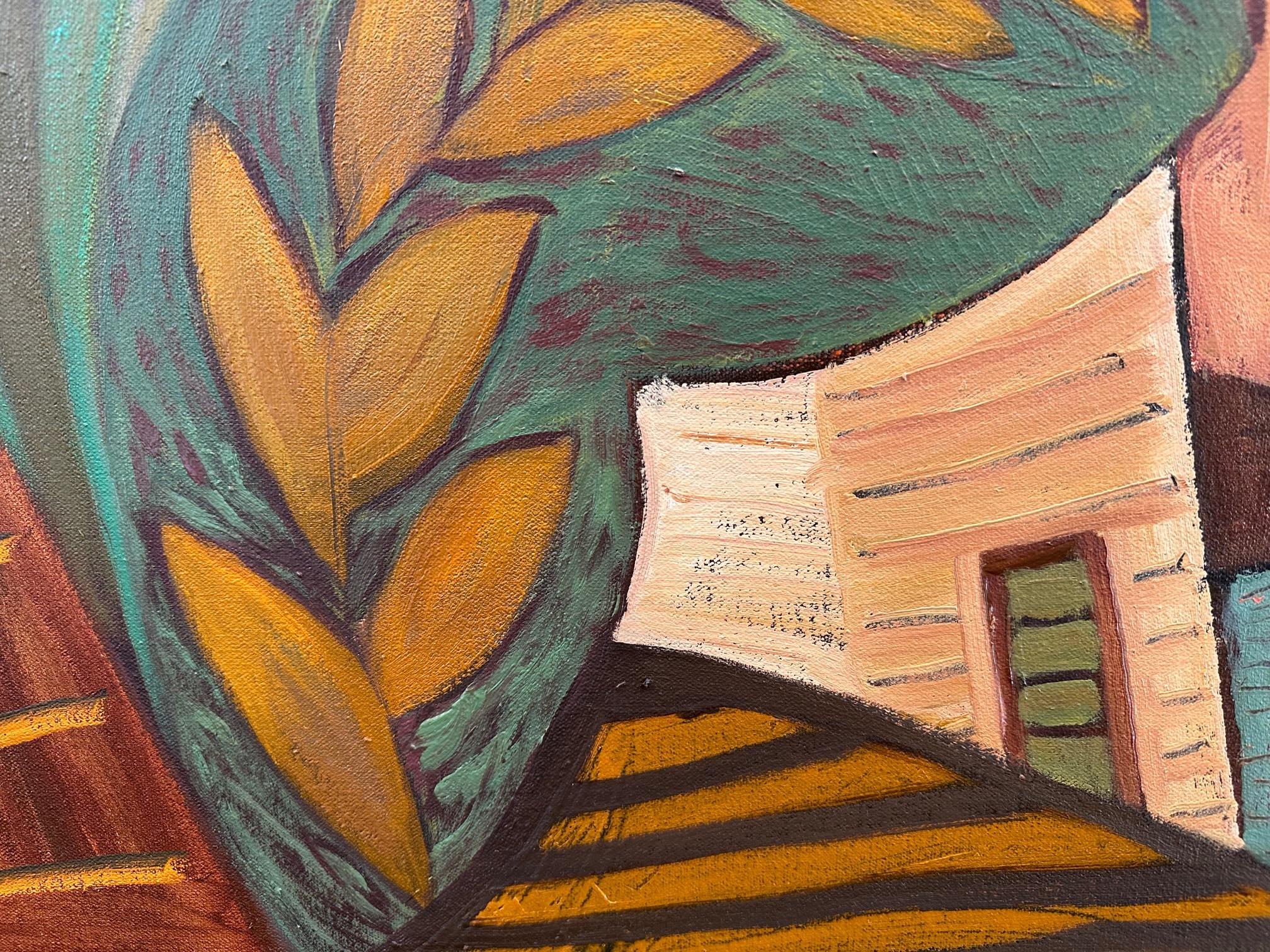 Villa Nova - Paysage urbain abstrait de Marc Zimmerman en vente 5