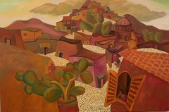 Village - Landscape Painting - Oil On Canvas by Marc Zimmerman 