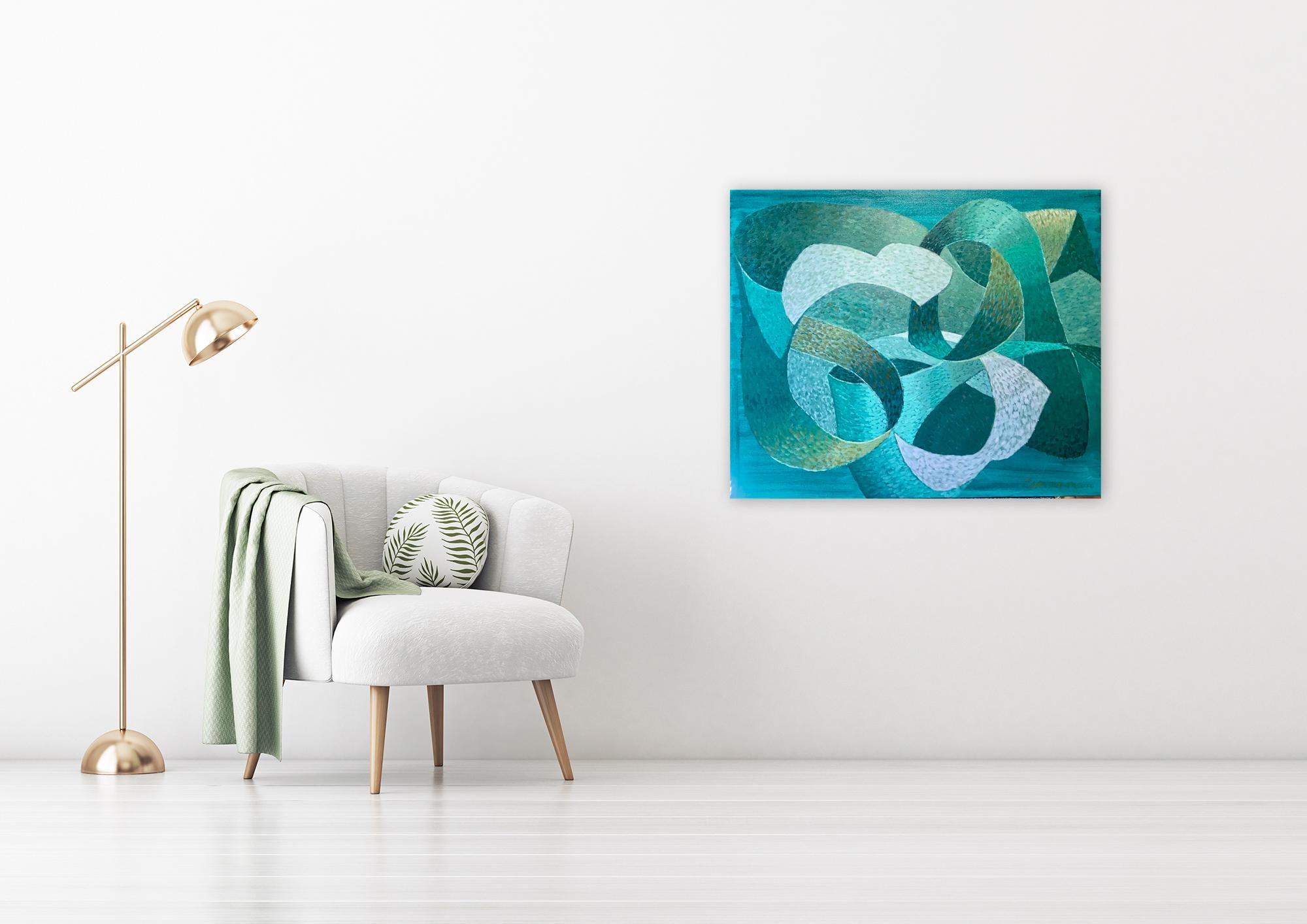 Ritmo bien templado - Formas de patrones abstractos Por Marc Zimmerman en venta 1