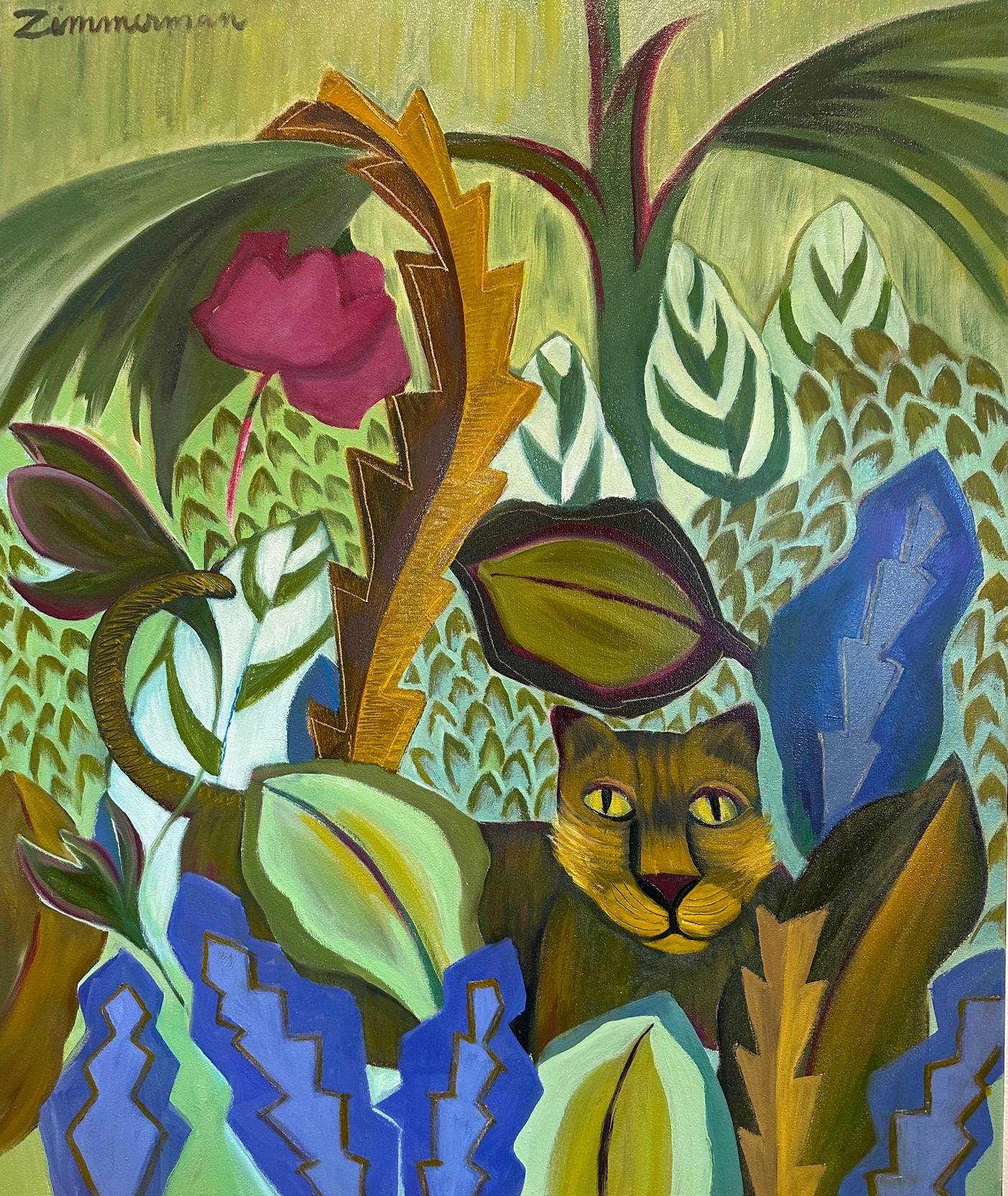 Wild Things - Animal landscape painting , Oil on canvas By Marc Zimmerman

This masterpiece is exhibited in the Zimmerman Gallery, Carmel CA.


Marc Zimmerman creates playful paintings, whether deep mysterious jungle or delightfully whimsical