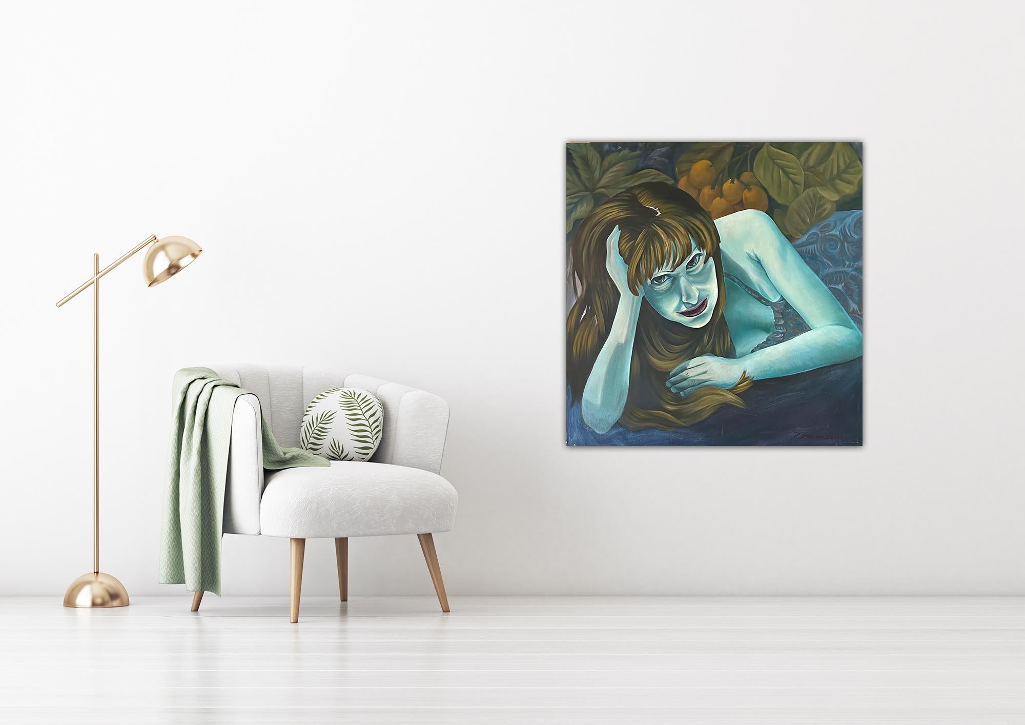Amelia - Figurative Painting by Marc Zimmerman For Sale 1