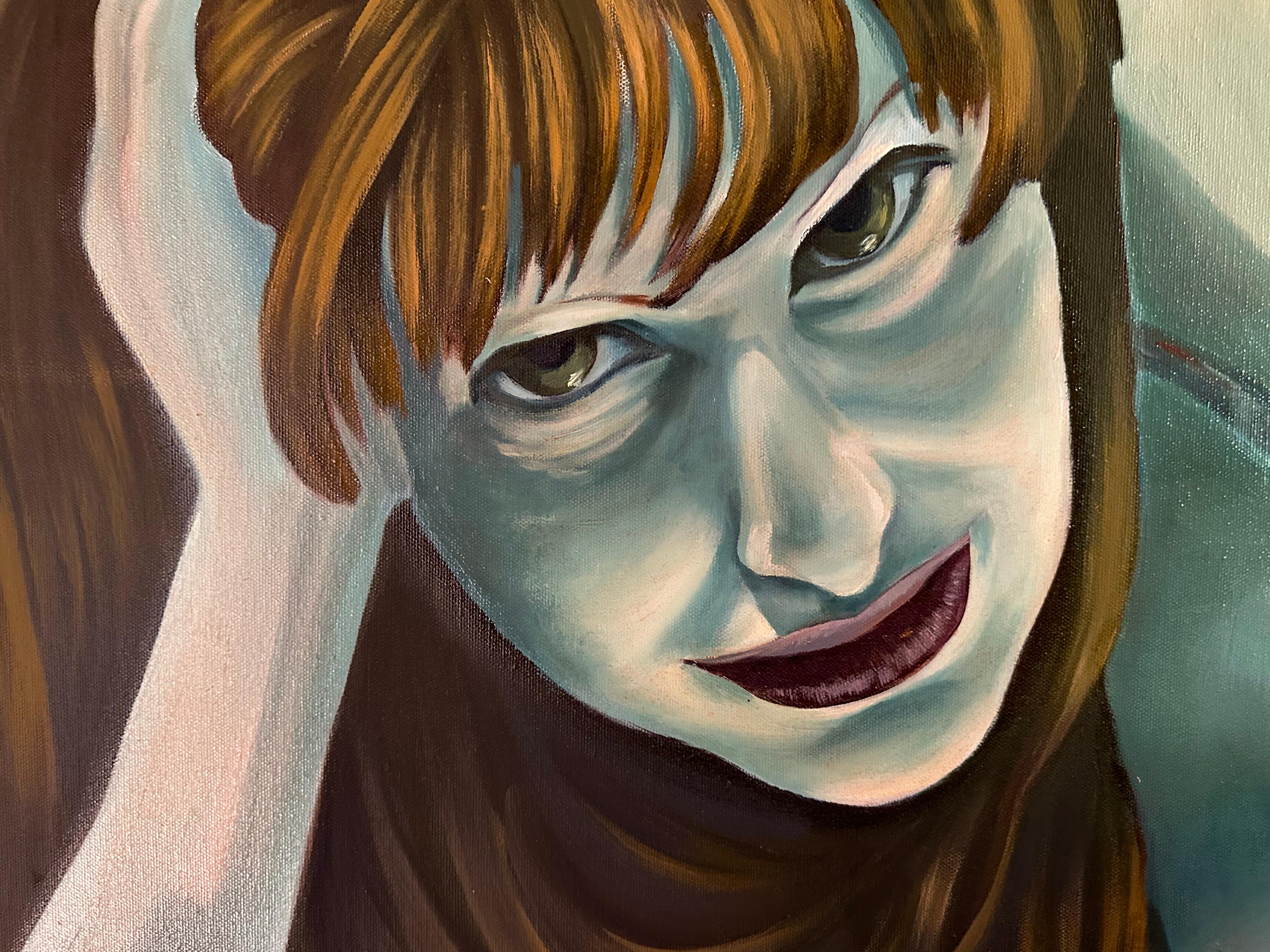 Amelia - Figurative Painting by Marc Zimmerman For Sale 2