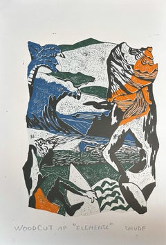 Elements - Surfing Art - Figurative -