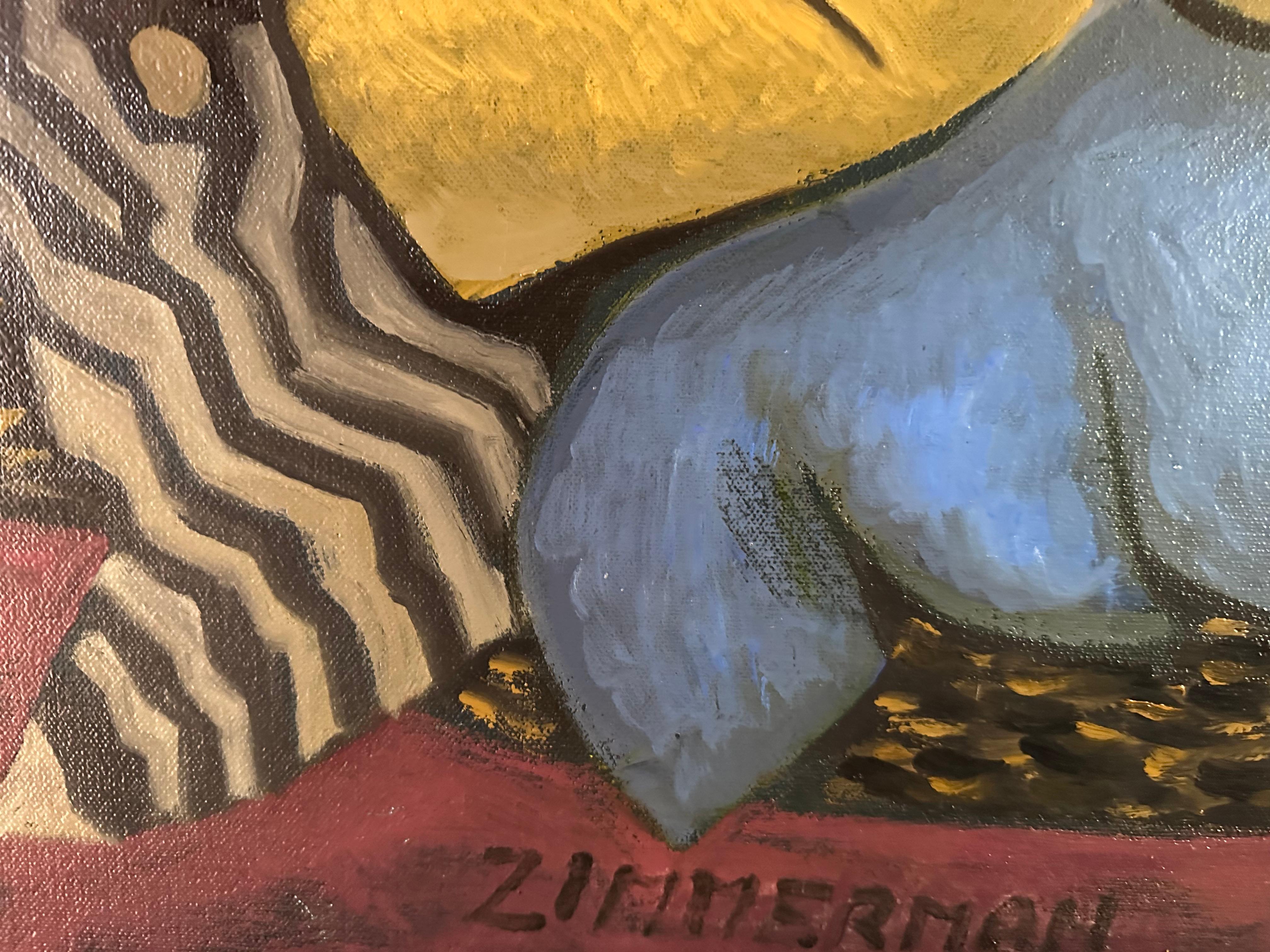 Michele - Figurative Painting by Marc Zimmerman For Sale 2