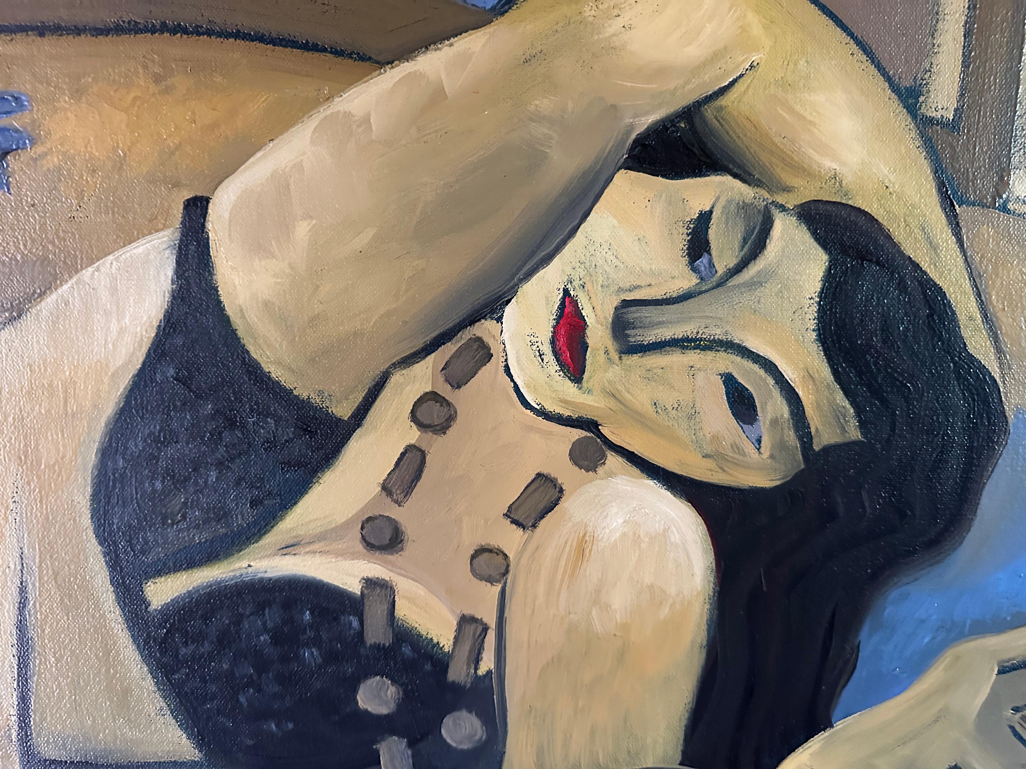 Michele - Figurative Painting by Marc Zimmerman For Sale 3