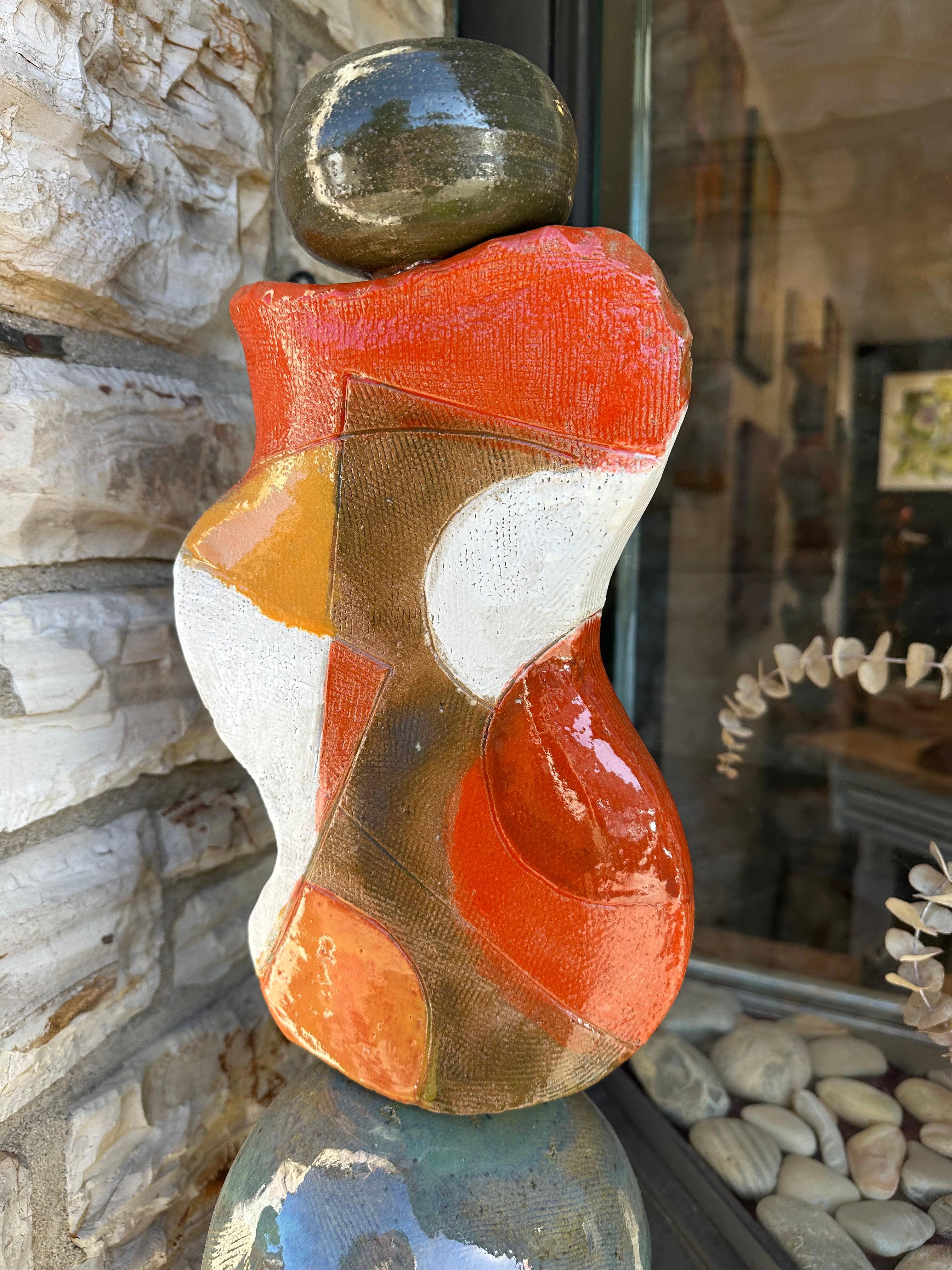 Abstract Totem Sculpture By Marc Zimmerman For Sale 1
