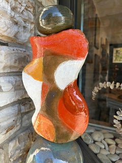 Abstract Totem Sculpture By Marc Zimmerman