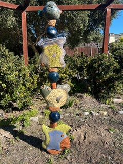 Scultura Totem astratta di Marc Zimmerman