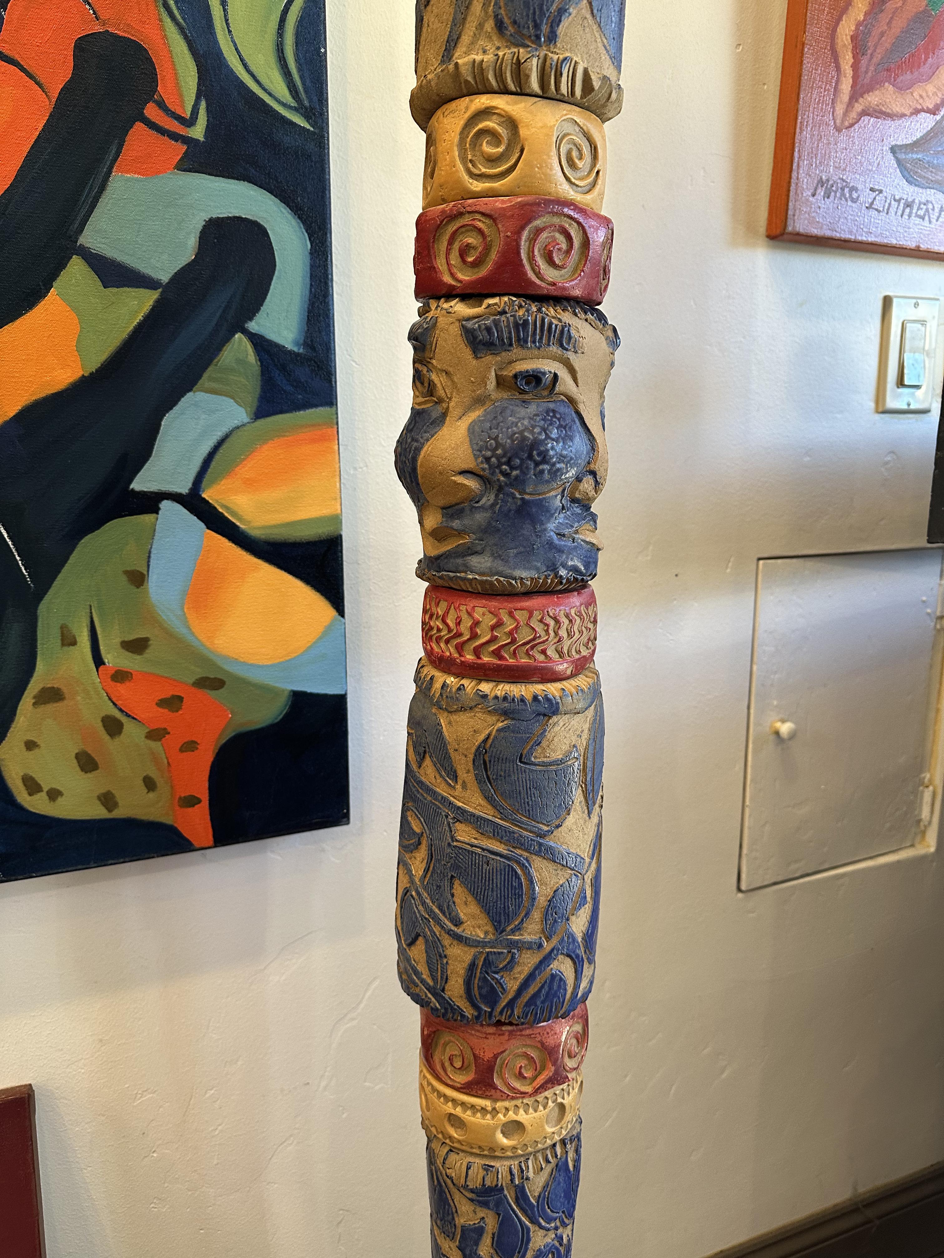 TOTEM de la pomme - Contemporain Sculpture par Marc Zimmerman